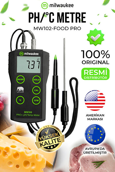 Milwaukee MW102-FOOD Gıda Tipi pH Metre pH Ölçer
