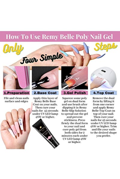 Remy Belle Poly Gel Slip Solution (2 Pcs)
