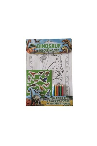 Mediadocs Publishing Set de colorat cu dinozauri