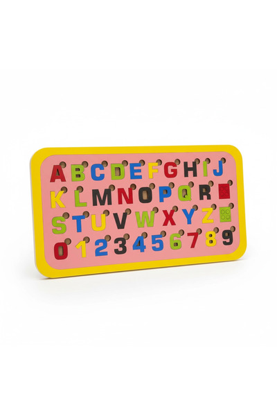 Pemina Büyük Harfli Alfabe ve Sayılı Yapboz