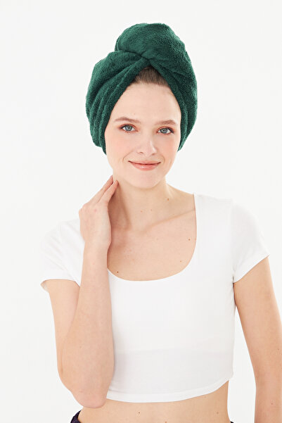 Si&Su 2'li Kalın Wellsoft Saç Havlusu, Saç Bonesi, Banyo Saç Kurutma Baş Havlusu