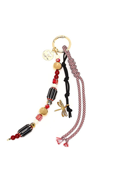 Derimod Kadın Siyah Boncuklu Metal Charm 000A2D470314