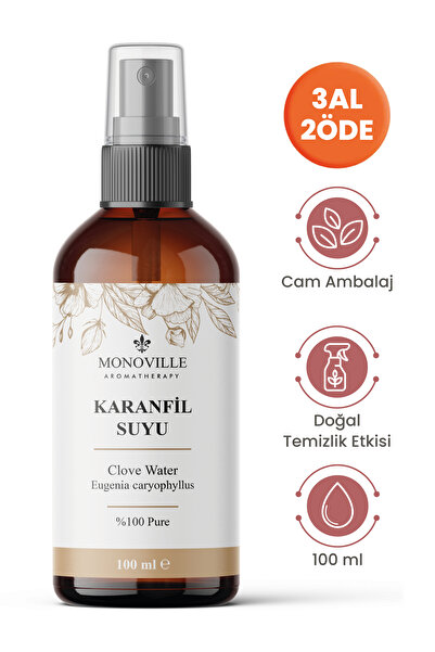 Monoville Karanfil Suyu Canlandırıcı Saç Toniği %100 Doğal 100 ml (Clove Water)
