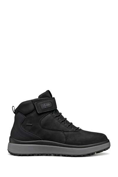 Geox Men's Black U Granıto + Grıp B Abx C - Oıl Lace-Up Leather Outdoor Boots U56Fzc00045C9999