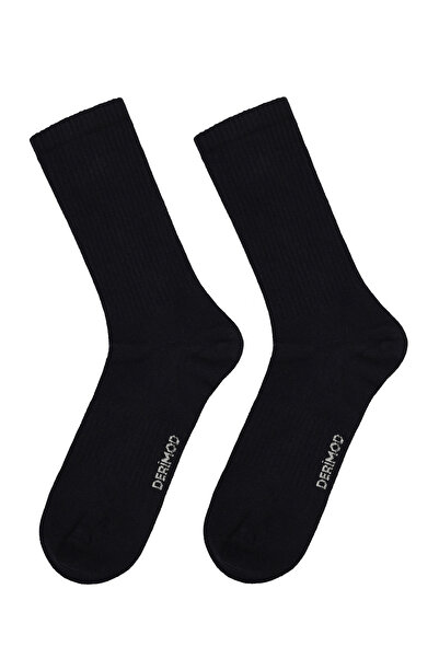 Derimod Men's Black Cotton Long Socks 000A2C35116F