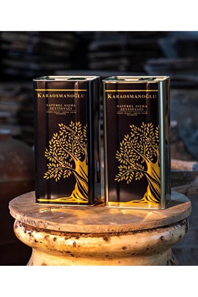 Karaosmanoğlu Zeytinyağı Ayvalık Edremit Erken Hasat Natürel Sızma Zeytinyağı Filtresiz 5LT