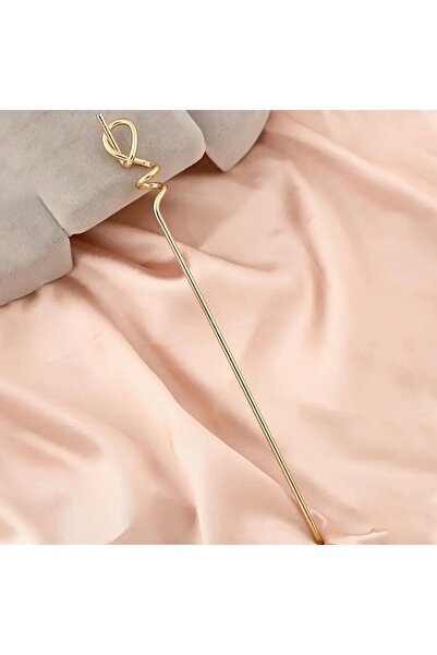 MAHLA دبوس شعر ذهبي اللون، كانزاشي بني، دبوس شعر، كانزاشي، مشبك كوري