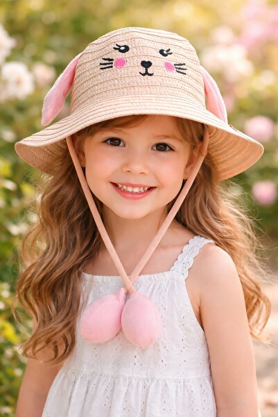 GlassySKY Pokretna dečija kapa od pruća - sa ušima