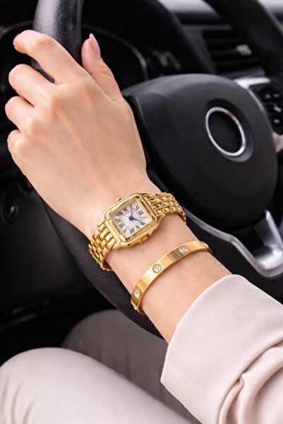 Arzu Butik Kadın Kol Saati Minimal Saat Ve Bileklik Seti