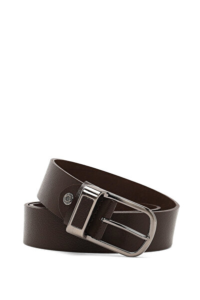Derimod Men's Brown Leather Belt 000A2D13064Ft