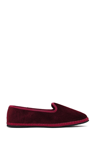 Derimod Kadın Bordo Kumaş Loafer 25AFD20546F
