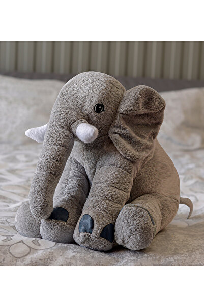 Özgüner Oyuncak Özgüner 65 cm Uyku Arkadaşım Fil GRİ