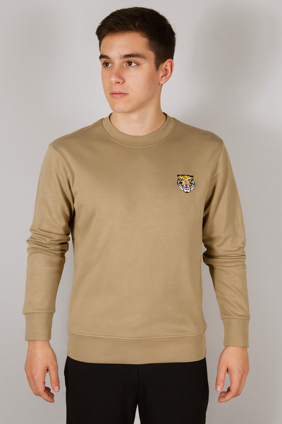 YusGos Unisex Men'S/Women's Embroidered Cotton Hooded Crew Neck Sweatshirt