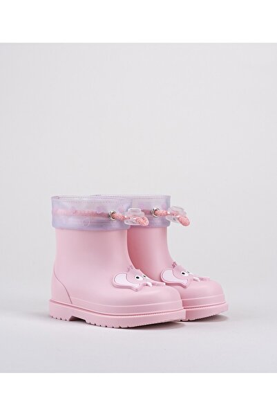 IGOR Cc332 Bimbi Elefante Borreguito Fur Rain Boots Pink