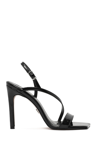 Derimod Pantofi cu toc înalt și subțire, cu cataramă neagră, pentru femei, sa...