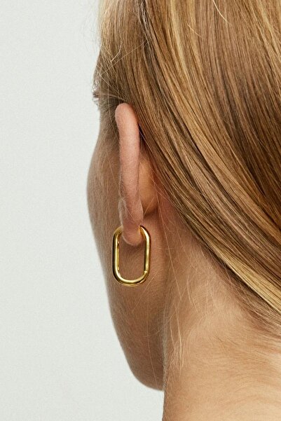 New Obsessions Büyük 3 CM Elpis Halka Küpe