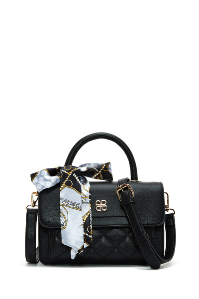 Derimod Kadın Siyah Uzun Askılı Kapitone Mini Çapraz Çanta 25ABD2702KP