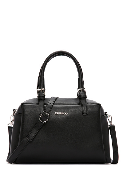 Derimod Women's Black Long Strap Handbag 25Sbd2008Ft