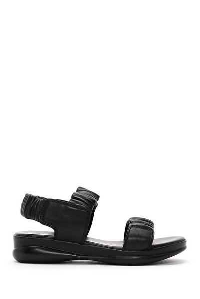 Derimod Sandale confortabile din piele naturală neagră pentru femei 25SFD150818