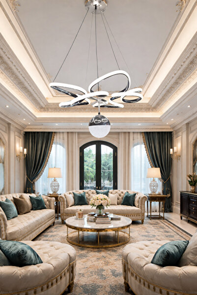 Lamira aydınlatma LAMİRA AYDINLATMA KRAL TACI TEK TOPLU LED AVİZE MODELİMİZ