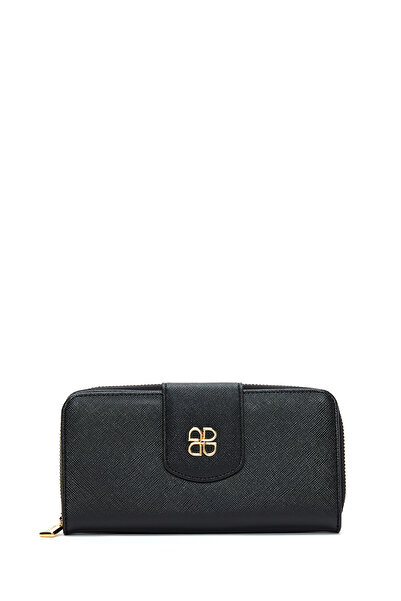Derimod Kadın Siyah Cüzdan 000A2D502426