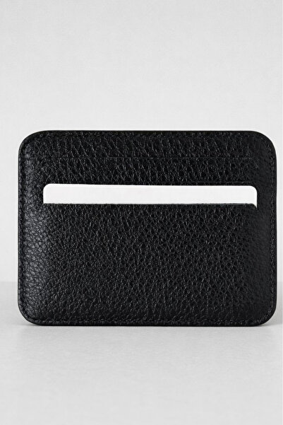 Mia Belt 100% piele naturală subțire Negru portcard