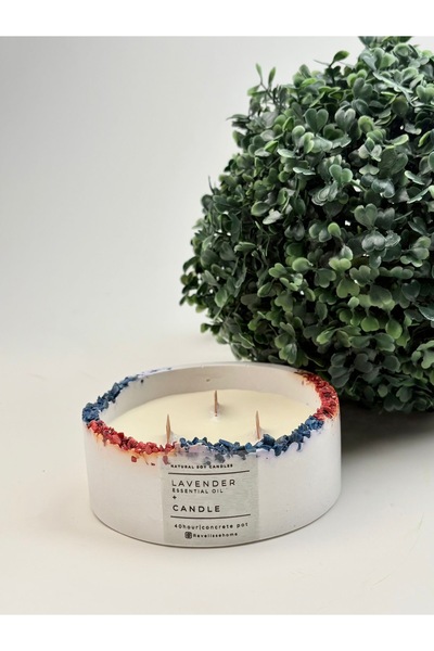 REVELİSSE Lavanta Aromaterapi Kokulu Mum, Dekoratif
