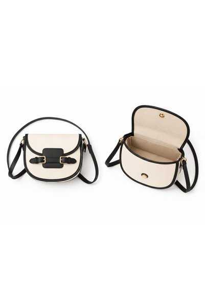 ZERVA QUEEN Trendy Model Women's Shoulder Bag with Straw Leather Handles