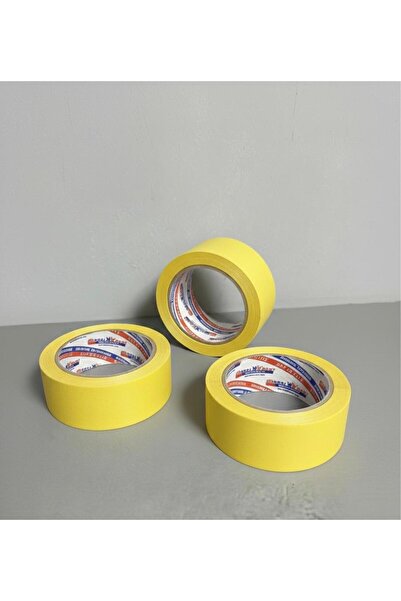 aybaş kağıtçılık 1.Kalite 45x100 Metre ( 3 Adet ) Sarı Renkli Koli Bandı, Yap...