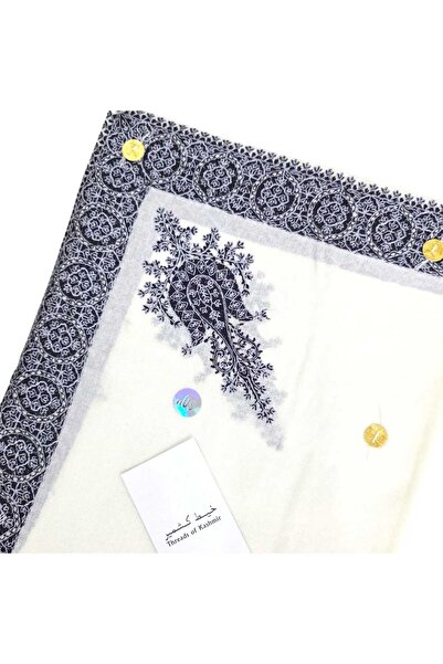 lamsat fn 🧵 شال صوف كشميري فاخر – تطريز كشميري