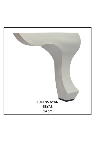 Adilon Lükens 14 Cm Tv Ünite Koltuk Altı Mobilya Ayağı Lukens 14cm Beyaz