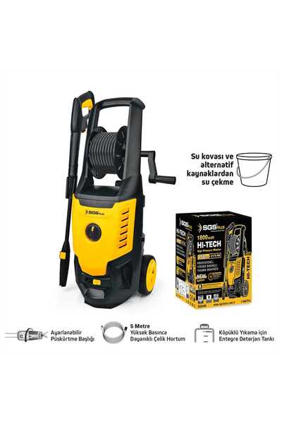 SGS SGS5400 - 150 BAR Yüksek Basınçlı Oto Araba Motor Minibüs Bahçe Yıkama Te...