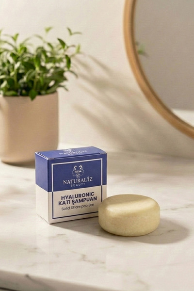 Natural'iz Beauty Hyaluronic Katı Şampuan (Kuru, Mat, İşlem Görmüş Saçlar )