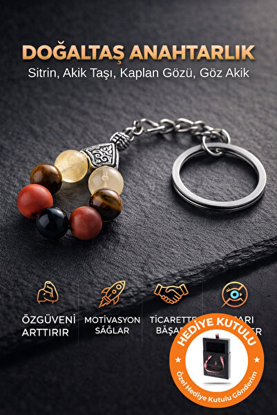 OSMANLI DOĞAL TAŞ Orijinal & Sertifikalı Doğal Taş Nazar İçin Sitrin Akik Kap...