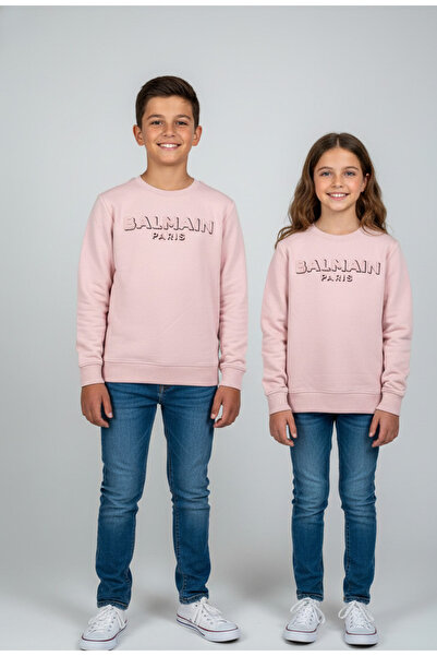 YusGos Φούτερ Unisex για κορίτσια/αγόρια από βαμβακερό λαιμόκοψη με τύπωμα (Η...