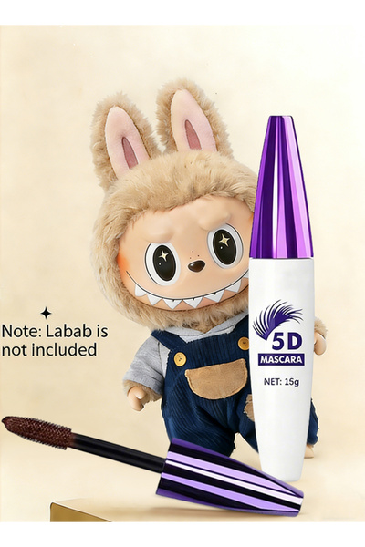 YOUNG VISION ماسكارا 5D لتغذية الرموش وتكثيفها وتجعيدها، (بني)