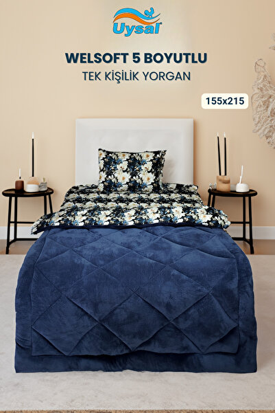 UYSAL WELSOFT 5 BOYUTLU TEK KİŞİLİK YORGAN 155x215