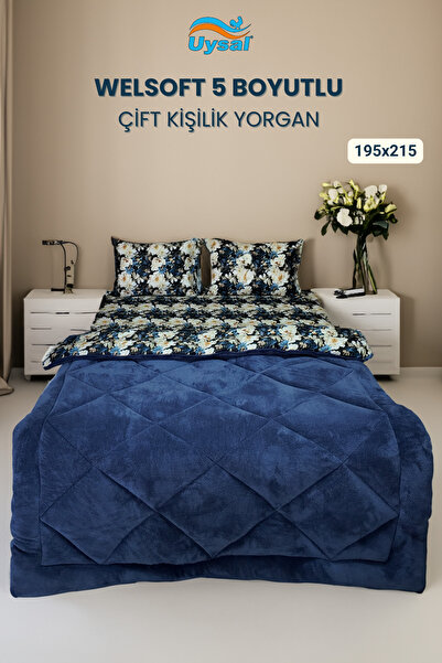 UYSAL WELSOFT 5 BOYUTLU ÇİFT KİŞİLİK YORGAN 195x215