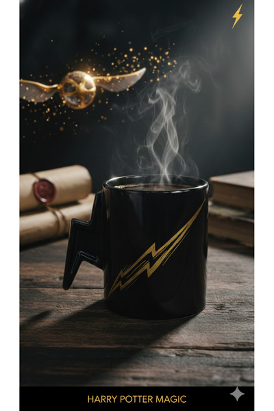 Genel Markalar Harry Potter Şimşek Owl Post Seramik Kupa