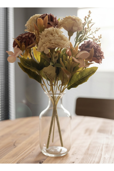 YASİMA وعاء زهور من الورد الأرجواني المزيف القديم من YAPILMI