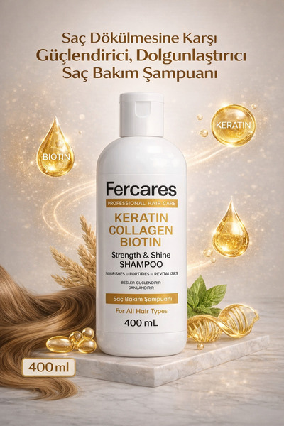 Fercares Dökülme Karşıtı Ve Hızlı Uzamaya Yardımcı Şampuan 400 ml