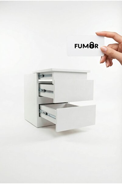 Fumor NFC Kartlı Gizli Bölmeli Ev Ofis Dolap