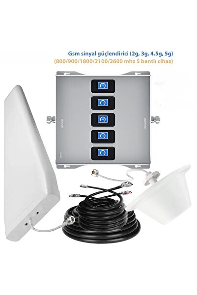 Telesinyal Telefon Sinyal Güçlendirici Ve Yükseltici (beş Bant)