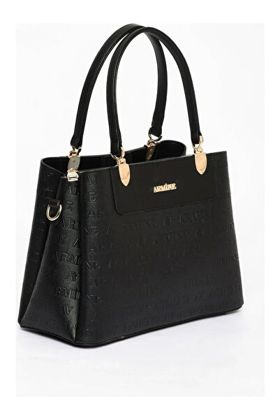 Armine Γυναικεία Τσάντα Μαύρη Laser Printed - 206