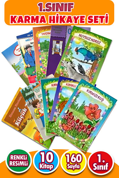 Top Yayıncılık Karma Hikaye Seti 10 Kitap kby Okul Öncesi Ve 1. Sınıf