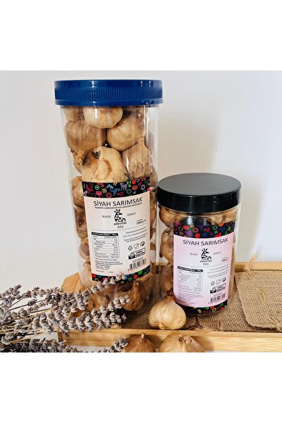Edovital Siyah Sarımsak Baş Pet Kavanozda ( 1.000 Gr + 500 Gr)