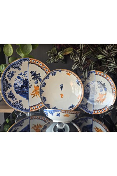 EMİRA HOME Hybrıd-1 - 6 Kişilik 24 Parça Yemek Takımı