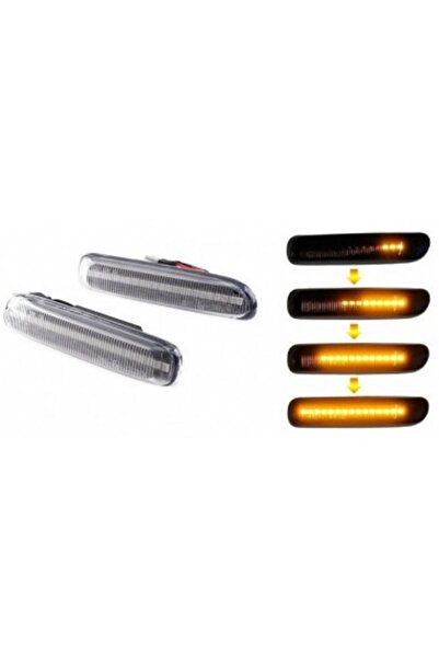 BMW Set de 2 semnalizatoare LED dinamice pentru aripi BMW E46, E46 Compact no...