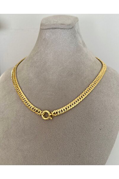 emy by emel luxury silver jewelry Altın Kaplama Gemici Kilitli Sık Gurmet Zin...