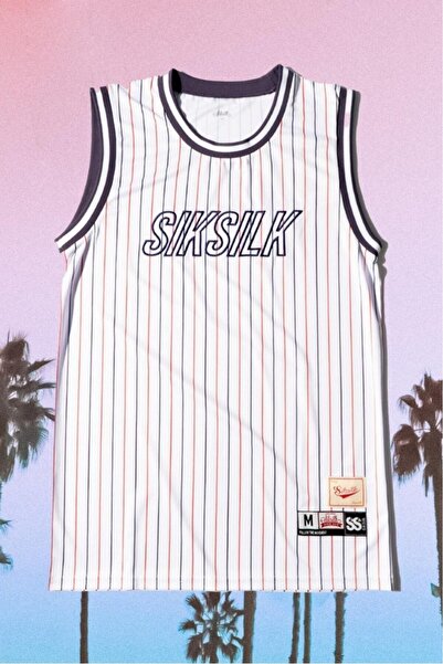 Siksilk Fileli Erkek Basketball Forma Atlet TB9397BY